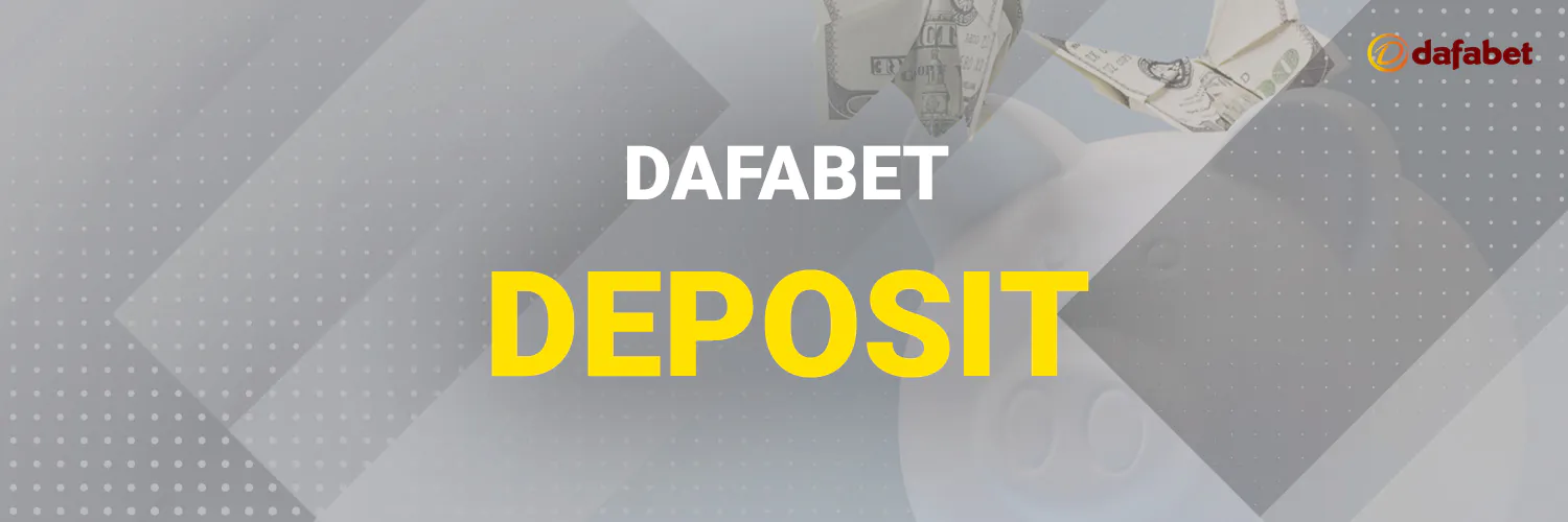 All available replenishing methods on at the Dafabet.